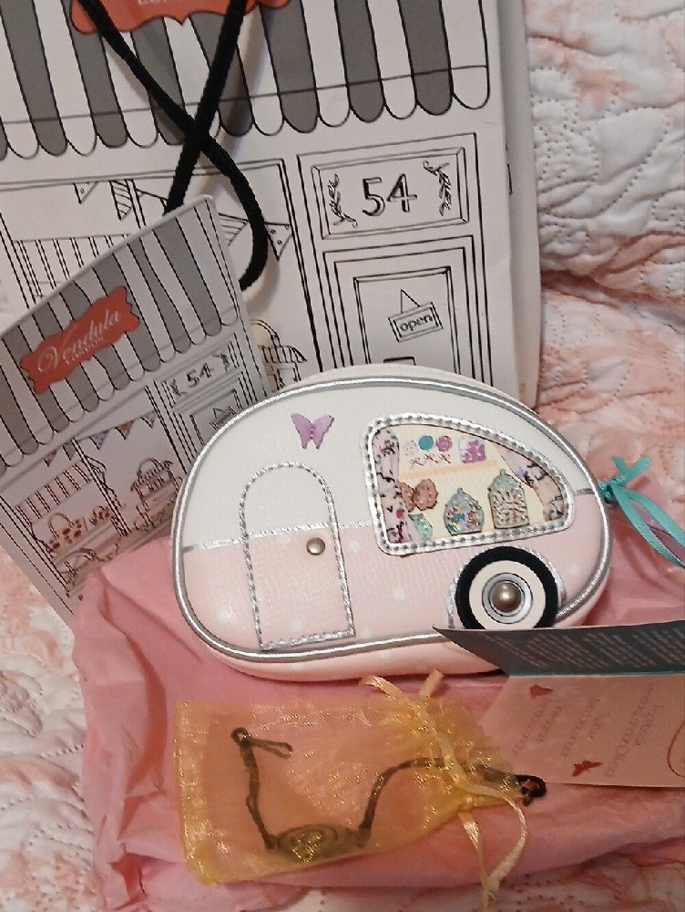 Vendula London Pink Caravan Coin Purse - Picture 5 of 5